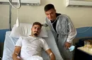 Dragoș Iancu, vizitat la spital de Valentin Țicu! Ce cere fotbalistul de la Hermannstadt și ce-și amintește din momentele de coșmar: „M-a durut rău. M-au adormit la spital”