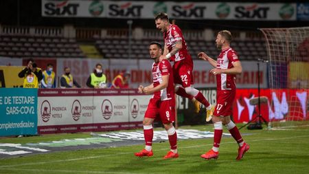 Dinamo - Hermannstadt 2-0! Video Online etapa a 7-a din play-out-ul Ligii 1. „Câinii” scapă matematic de retrogradarea directă. Dusan Uhrin, a patra victorie la rând