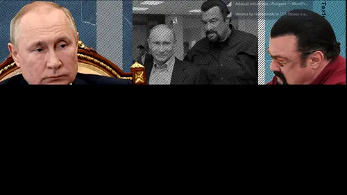 Steven Seagal, singura vedetă occidentală care încă îl mai susține pe Vladimir Putin