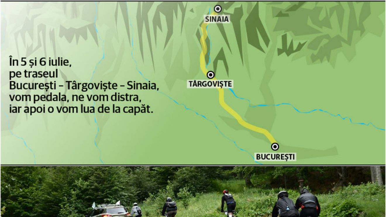 ProSport te invită la a doua ediție a evenimentului "ProSport Cu Bicicleta La Munte", în perioada 5-6 iulie