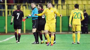 Adrian Porumboiu a vrut să se răzbune pe arbitri la pauza meciului cu Rapid! "M-ai executat!"