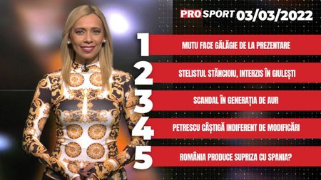 ProSport NEWS | Mutu face gălăgie de la prezentare! Stelistul Stăncioiu, interzis în Giulești! Cele mai importante știri ale zilei | VIDEO