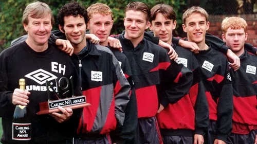 SUPER FOTO Old & New Manchester United!** Tinerii care făceau furori în 1992 au început să agațe ghetele în cui