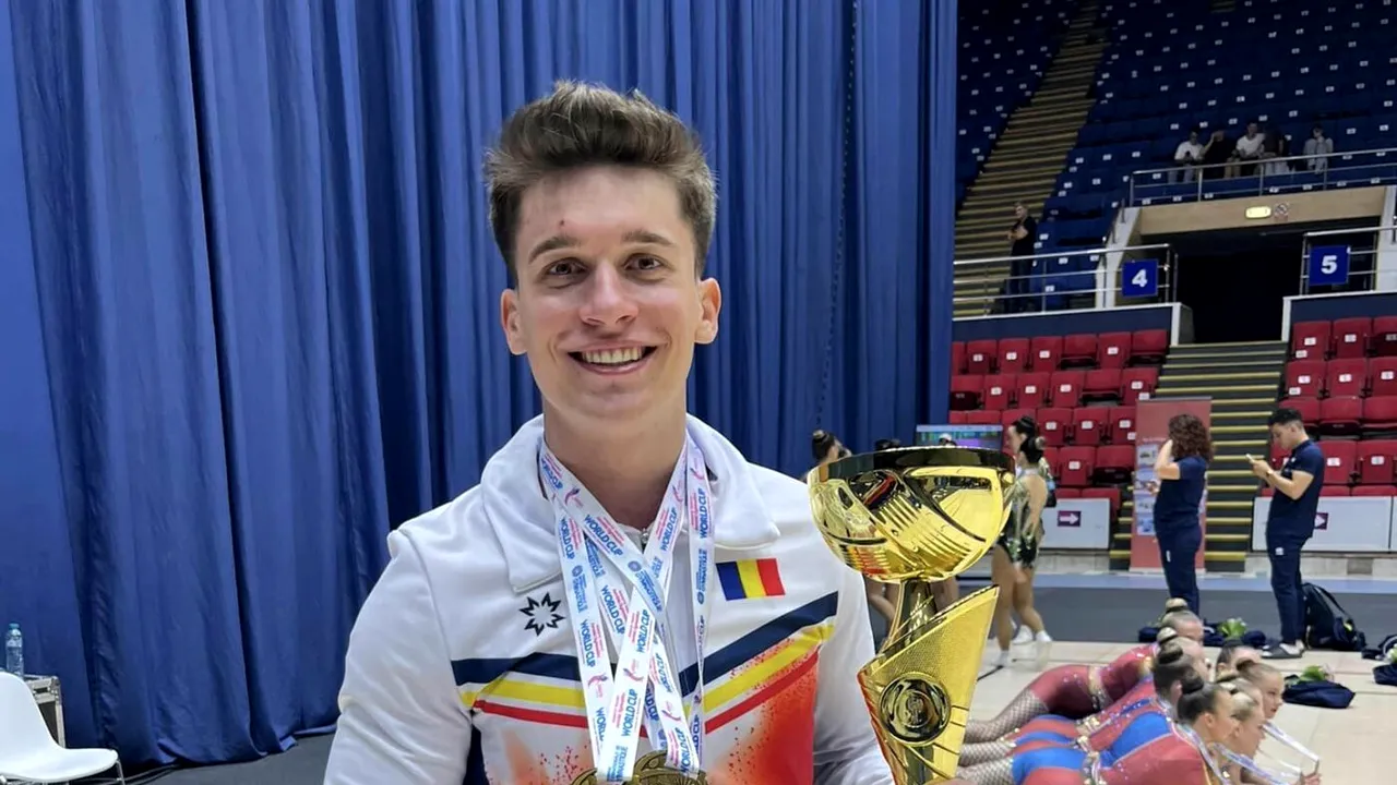 Un campion mondial și european la gimnastică aerobică, cel mai tânăr cetățean de onoare al Iașiului. David Gavrilovici are planuri mari, la numai 23 de ani: „Asta sper să fiu”. SPECIAL