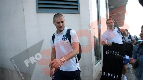 FOTO Au ajuns francezii!** Cum i-a alertat Benzema pe români