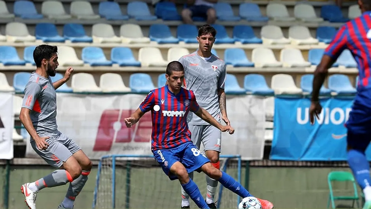 UTA Arad s-a jucat cu ocaziile și a pierdut amicalul cu Hajduk Split