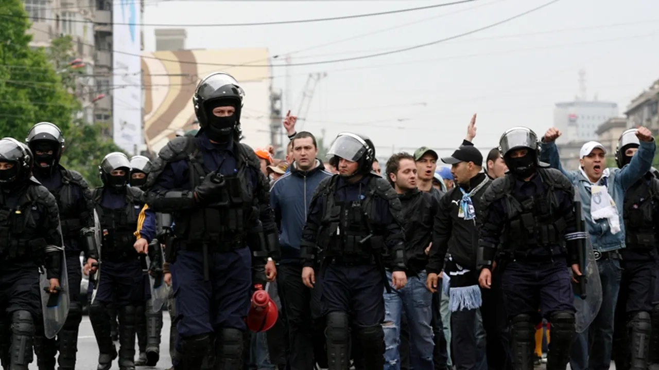 SIGURANȚĂ‚ MAXIMĂ‚!** 1000 de jandarmi și 261 de polițiști vor asigura ordinea la Steaua-Dinamo
