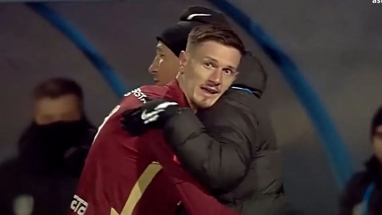 Dan Petrescu a tras cartea câștigătoare! Krasniqi, pariul „Bursucului”, debut cu gol pentru CFR Cluj! L-a învins pe Aioani după o combinație superbă cu Yeboah | VIDEO