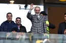 Gigi Becali, apariție spectaculoasă. Imaginile serii de la Arena Națională, alături de cei care l-au însoțit: „Ei sunt frații mei”