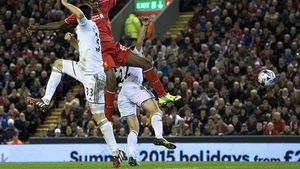 Balotelli a marcat primul său gol pentru Liverpool într-o competiție internă. Reacția italianului de la finalul meciului