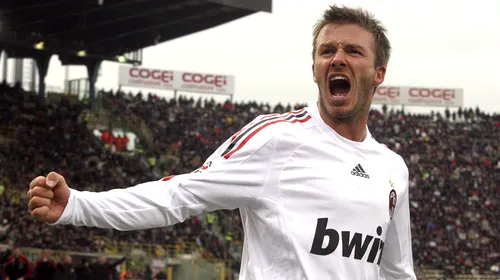 Capello este mulțumit de forma arătată de Beckham la AC Milan
