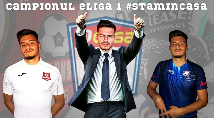 FC Hermannstadt a câștigat eLiga 1! Dinamo a pierdut în marea finală