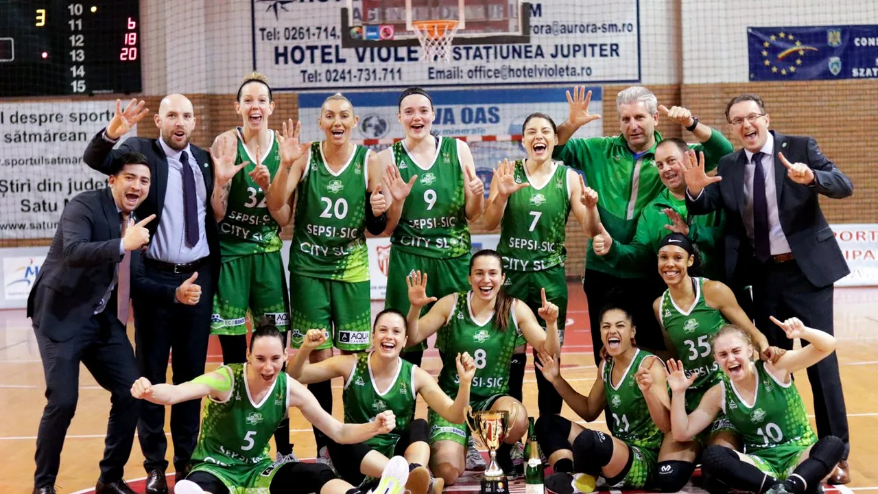 Cupa României la baschet feminin merge pentru a 4-a oară consecutiv la Sfântu Gheorghe, Sepsi SIC, victorie cu Universitatea Cluj-Napoca