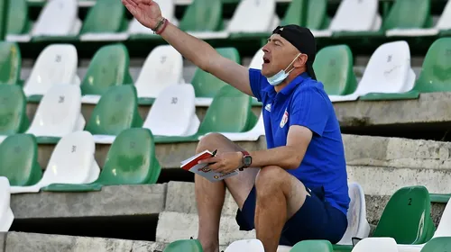 Leo Grozavu, gest nerecomandat la meciul Sepsi OSK – FC Viitorul. Cum a fost surprins tehnicianul în direct la TV | FOTO