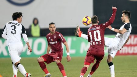 Nervi întinși la maxim la finalul partidei CFR - Astra! Campionii au strigat "blatiștii, blatiștii", giurgiuvenii nu au rămas indiferenți: "Dacă asta e campioana României, de aia nu ajungem să jucăm pe niciunde"