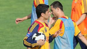 Lucescu: "Cu Ucraina am jucat foarte bine! În țară a fost nebunie"