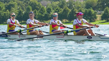 Argint la Campionatele Mondiale de canotaj de la Belgrad pentru echipajul feminin de patru rame al României