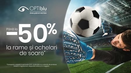 Pregătește-te pentru vara meciurilor de fotbal: OPTIblu te ajută cu ochelarii potriviți