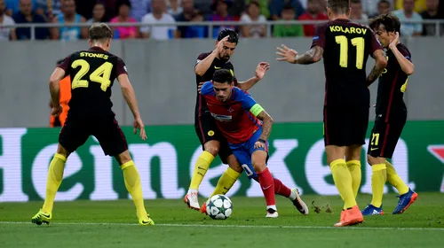 LIVE BLOG | Steaua – Manchester City 0-5. Lecția lui Guardiola și a fotbalului mare! Un Național Arena plin i-a aplaudat pe englezi la finalul meciului