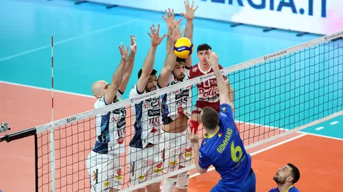 Înfrângere și în retur. Corona Brașov a fost eliminată de Trentino Itas din CEV Cup