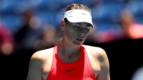 Maria Sharapova, gânduri de retragere după eliminarea de la Australian Open 2020. ”Nu știu dacă voi juca anul viitor!”