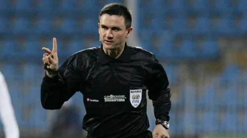 Balaj arbitrează în Liga Campionilor