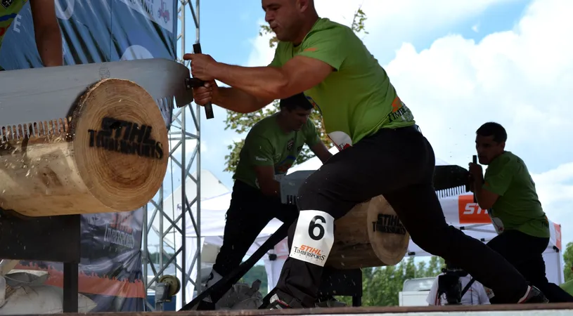 Cinci români participă la Campionatul Mondial al Tăietorilor de Lemne - STIHL Timbersports