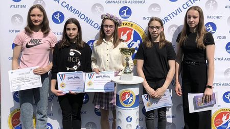 Amalia Ghigoarță e șefa de promoție din naționala de gimnastică a României