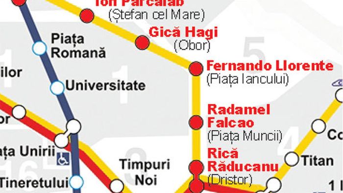 "Urmează stația Radamel Falcao"!** Metrorex schimbă numele unor stații de metrou cu ocazia finalei Europa League