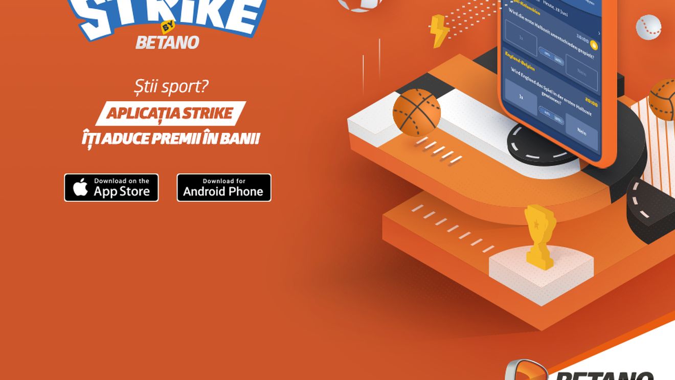 (P) Știi sport? Demonstrează-ne cu Strike, aplicația care premiază pronosticurile corecte!