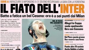 Chivu, pe prima pagină a Gazzettei dello sport!** "Primul gol cu capul după accidentare"