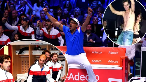 SUPER FOTO | Francezii au înnebunit după ce au câștigat Cupa Davis 