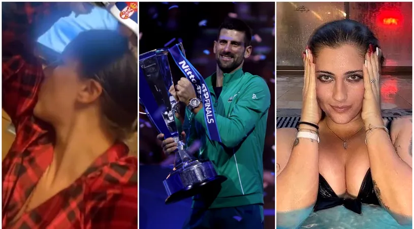 Rebela tenisului românesc nu s-a putut abține după ce Novak Djokovic a câștigat Turneul Campionilor! Andreea Prisacariu, show total în fața televizorului | VIDEO