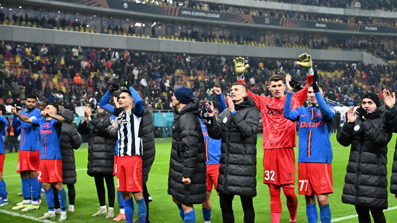 Ce n-ai văzut la TV în FCSB - PAOK Salonic 2-0. Adrian Șut i-a dat pe spate pe oamenii lui Răzvan Lucescu în Europa League, iar Ștefan Târnovanu a primit un mesaj special pe Arena Națională