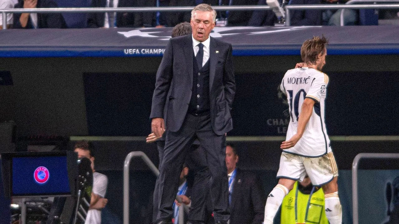 Scandal la Real Madrid între Luka Modric și Carlo Ancelotti! Antrenorul italian l-a mințit pe mijlocașul croat