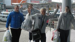 Imaginea după care un drum de noapte Brașov - Chișinău nu mai pare atât de dificil. Corona a intrat în febra meciului cu Astrakhan din optimele Cupei EHF