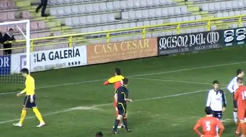 VIDEO Mai lipsea doar să-și paseze singur la gol!** Un atacant spaniol a avut o prestație rară: a marcat și a apărat 11 m