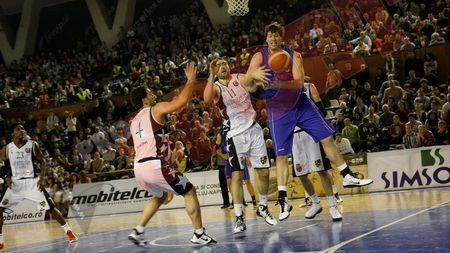 FOTO** U Mobitelco Cluj, victorie cu CSU Sibiu, în derby-ul Transilvaniei