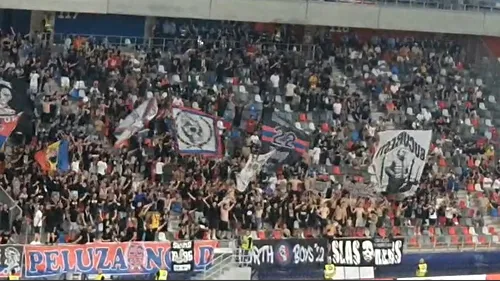 Moment copleşitor în FCSB - Virtus, care nu s-a văzut la TV! Ce s-a întâmplat când fanii roş-albaştrilor au început să îi strige numele lui Federico Piovaccari