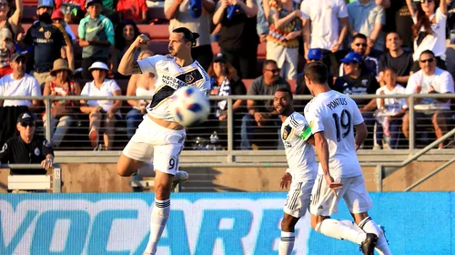 VIDEO | Zlatan Ibrahimovic a reușit un nou gol de generic în SUA. LA Galaxy a fost egalată dramatic pe final