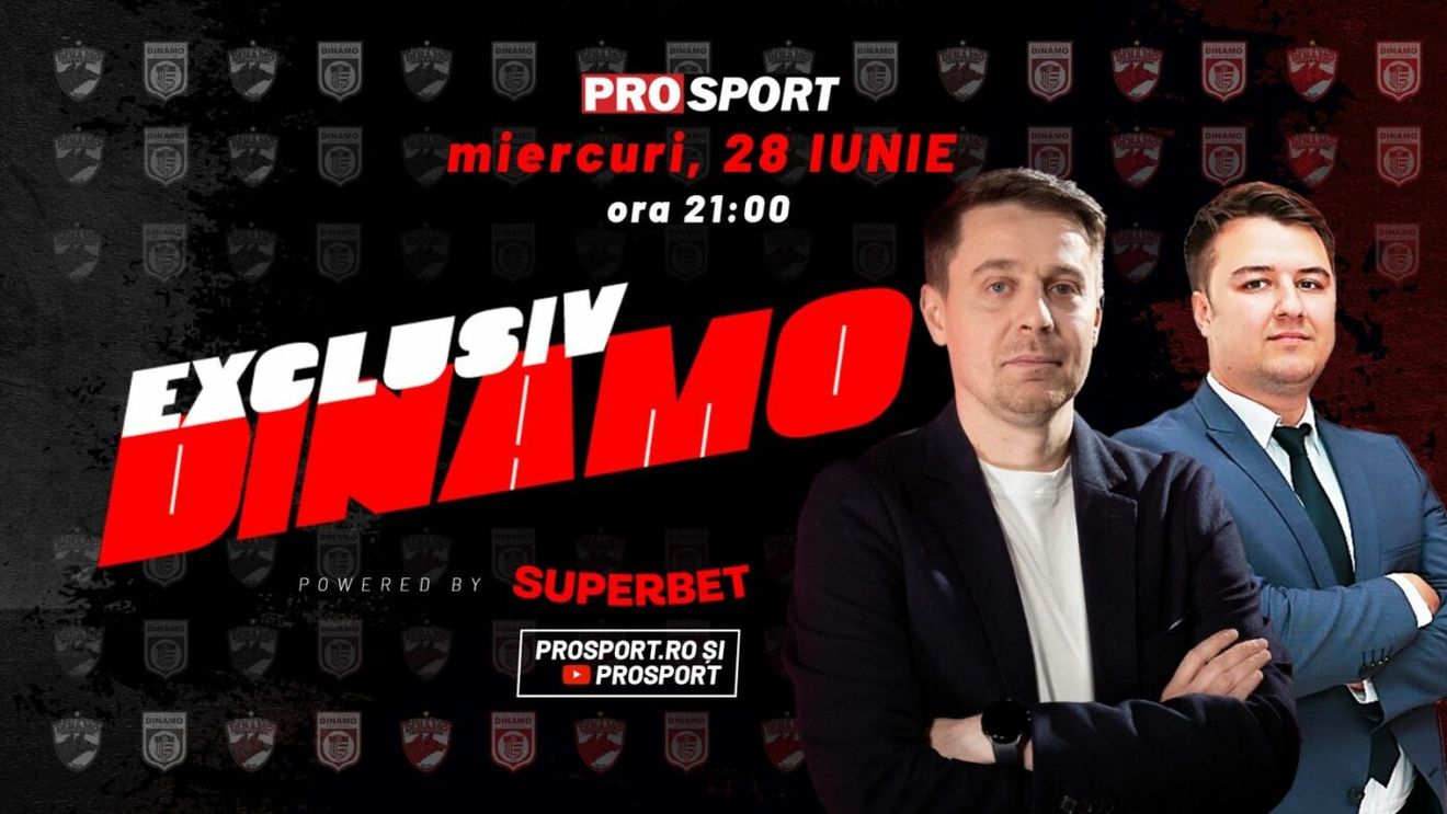 Președintele celui mai galonat club sportiv din România vine la EXCLUSIV DINAMO! Ionuț Popa, invitatul lui Cătălin Mureșanu de miercuri, 28 iunie