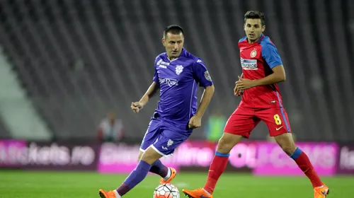 ACS Poli – Steaua 1-0. Echipa lui Rădoi, învinsă de golul superb al lui Hernandez. Trei victorii consecutive pentru Florin Marin în fața roș-albaștrilor