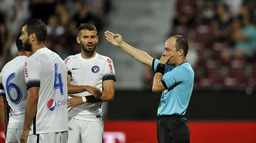 Andrei Chivulete și Marius Avram vor arbitra meciurile de marți din Liga 1