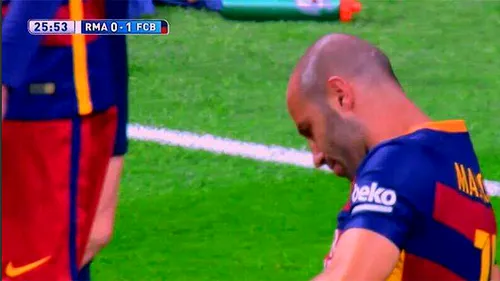 Mascherano a suferit o contuzie la coapsa dreaptă la meciul cu Real Madrid