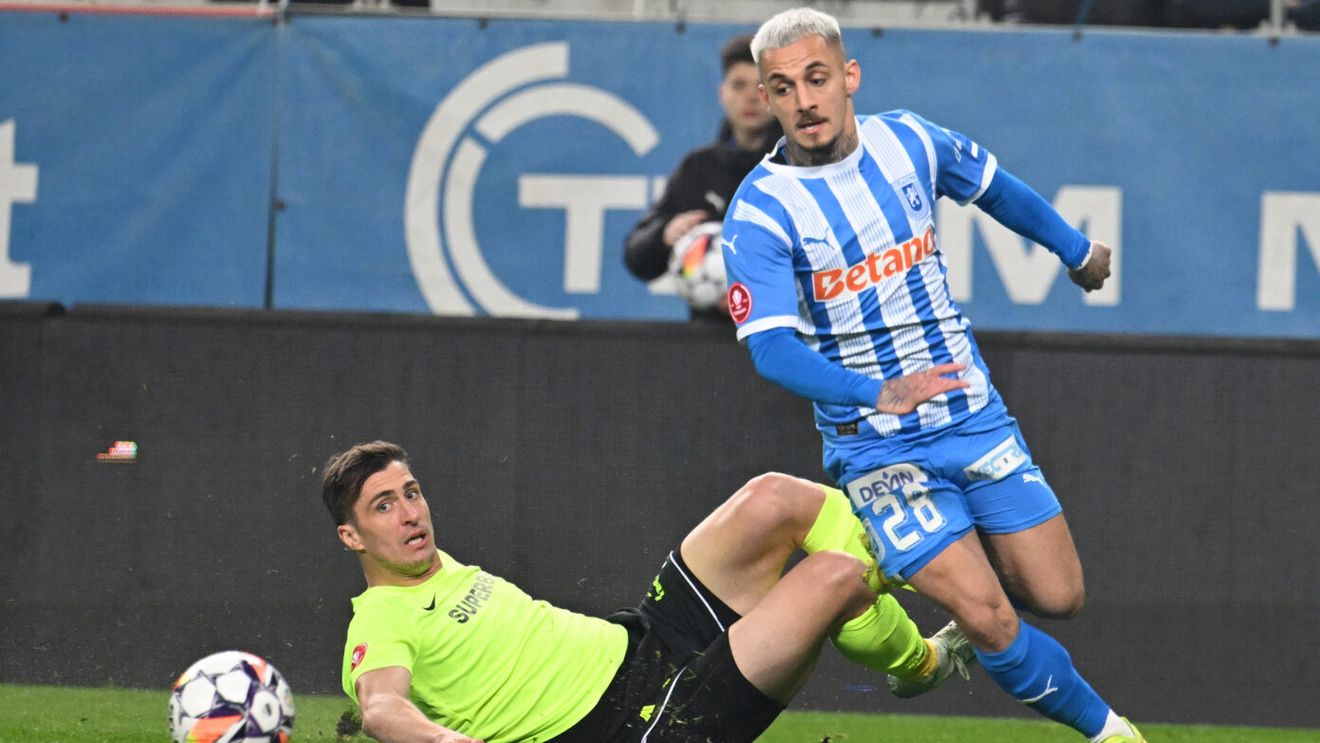 Universitatea Craiova - Farul Constanța 1-0, în etapa 29 din Superliga. Echipa lui Mirel Rădoi a urcat pe primul loc