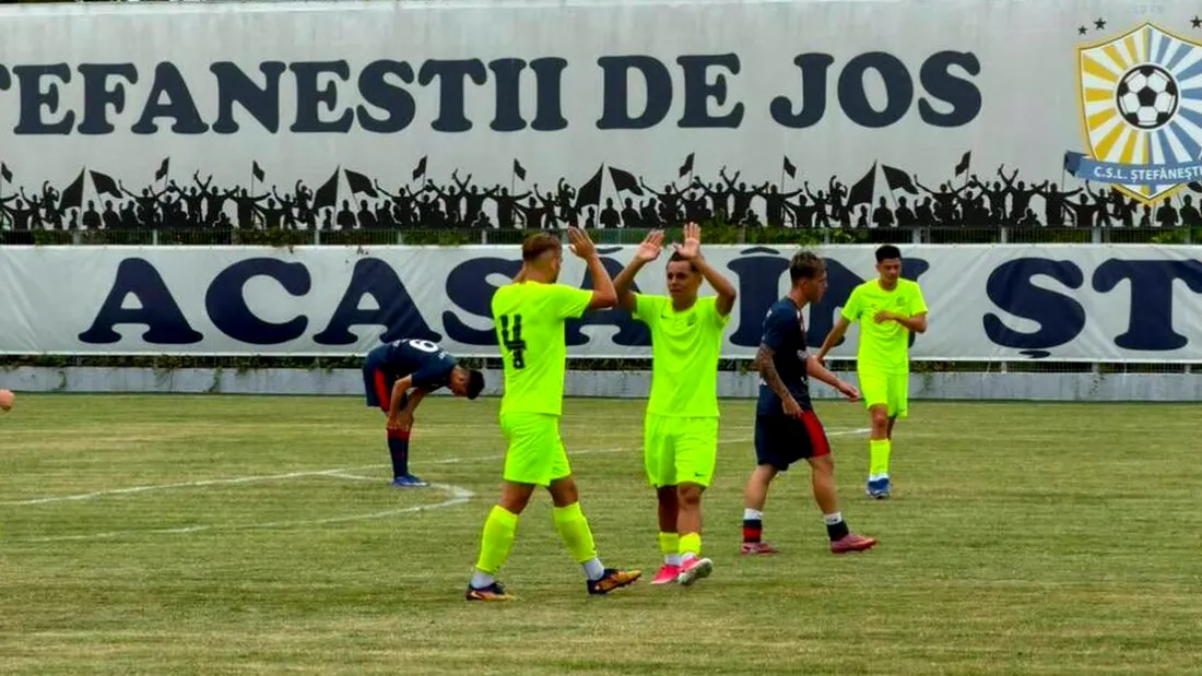 CSL Ștefăneștii de Jos a bifat prima victorie în amicale. A patra oară, cu noroc pentru nou-promovata în Liga 2
