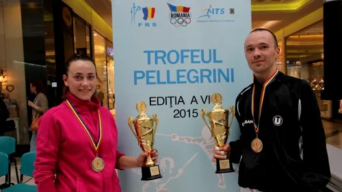 Isabelle Stan și Radu Dărăban au câștigat Trofeul Pellegrini la floretă seniori