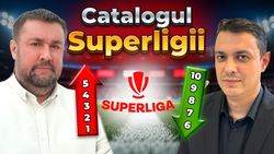 Catalogul Superligii după etapa 13. Daniel Nazare fixează corigenții iar Gabriel Berceanu acordă laurii!