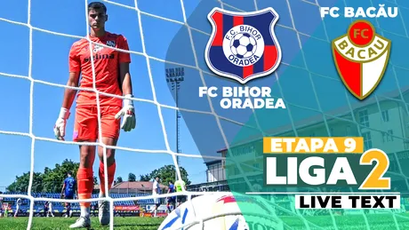 FC Bihor câștigă în fața FC Bacău cu un gol dat din penalty. Echipa lui Erik Lincar rămâne invincibilă acasă, cea a lui Costel Enache coboară de pe locurile calificabile în play-off
