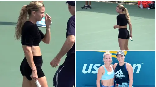Atmosferă încinsă la US Open! Camila Giorgi s-a antrenat într-o ținută extrem de sumară alături de o româncă | GALERIE FOTO & VIDEO